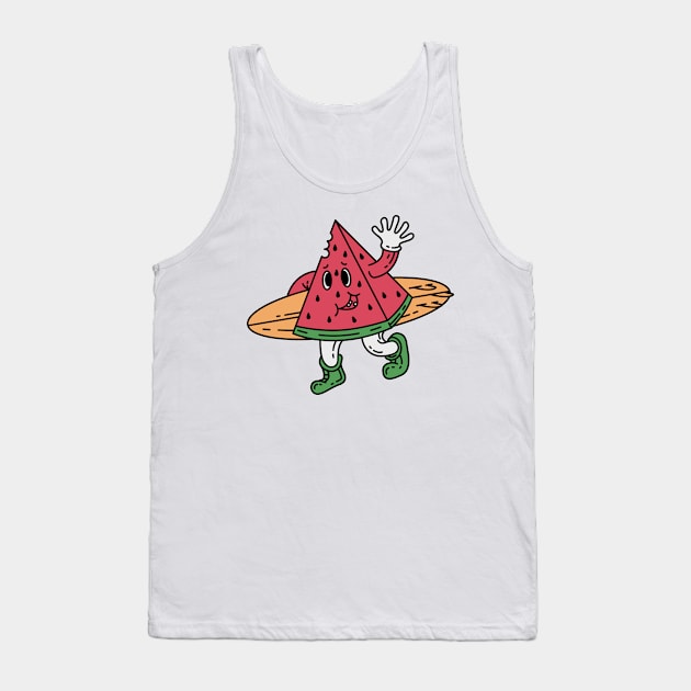 Watermelon Tank Top by polkamdesign